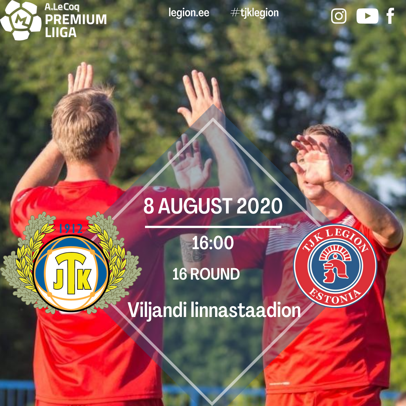 Viljandi JK Tulevik vs Tallinna JK Legion - TJK Legion